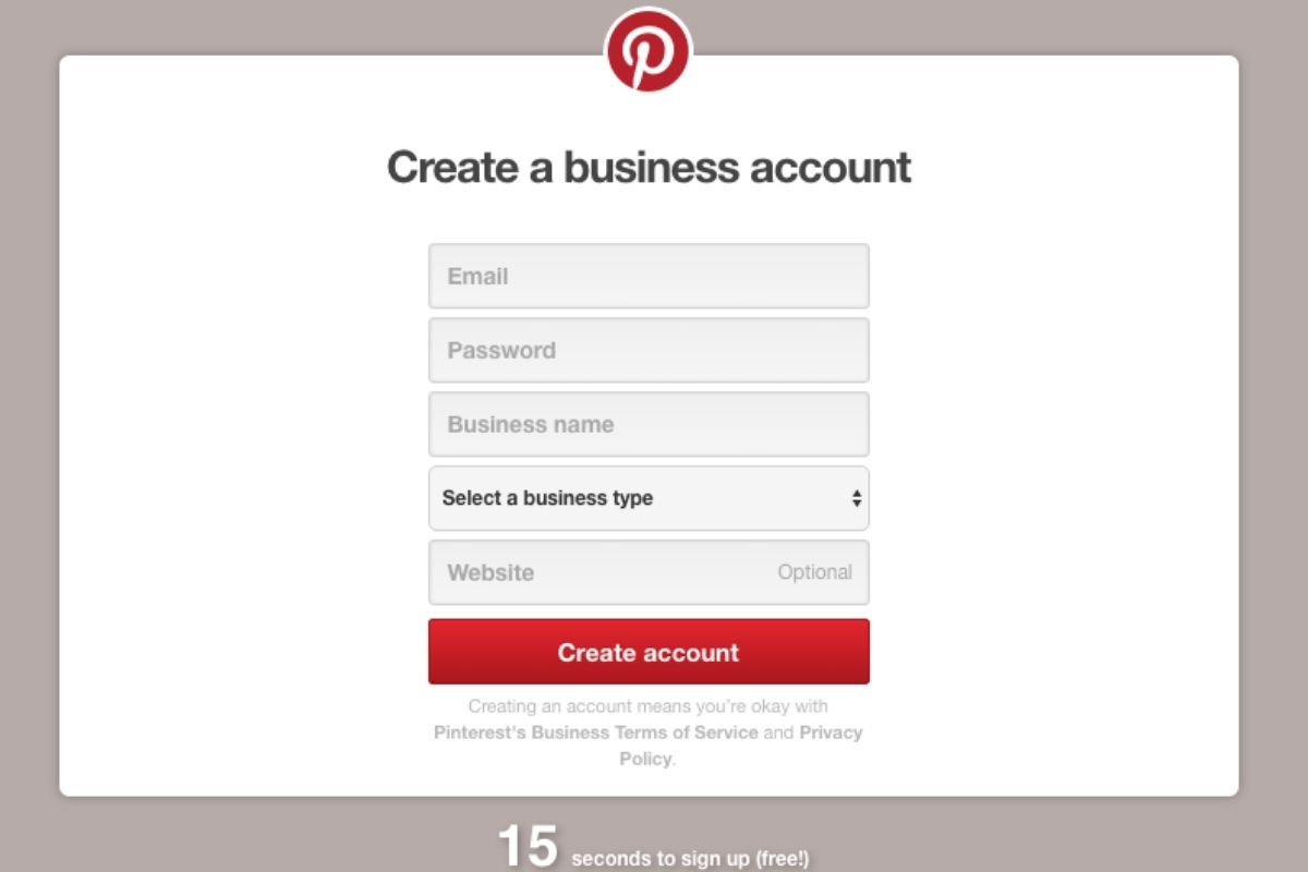 CREATING A PINTEREST ACCOUNT