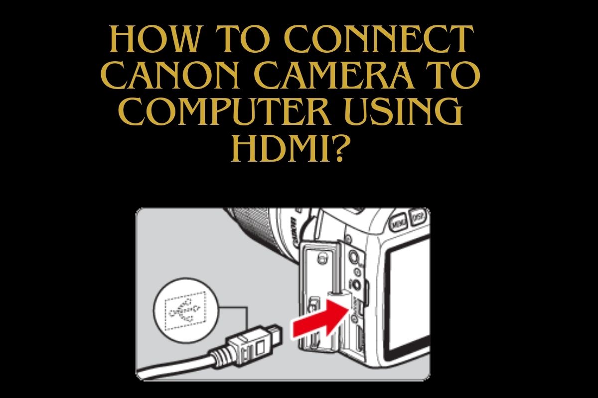 How To Connect Canon Camera To Computer Using Hdmi