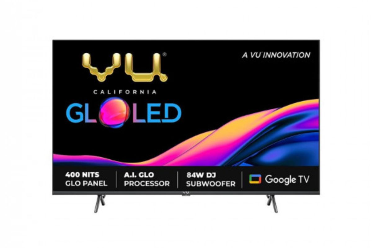 Vu 43 Inch The GloLED DJ Sound Series 4K Smart Google TV